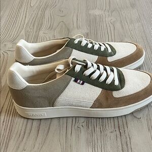 Seavees Cardinal Lace-Up Sneakers olive green, khaki and tan mens size 13